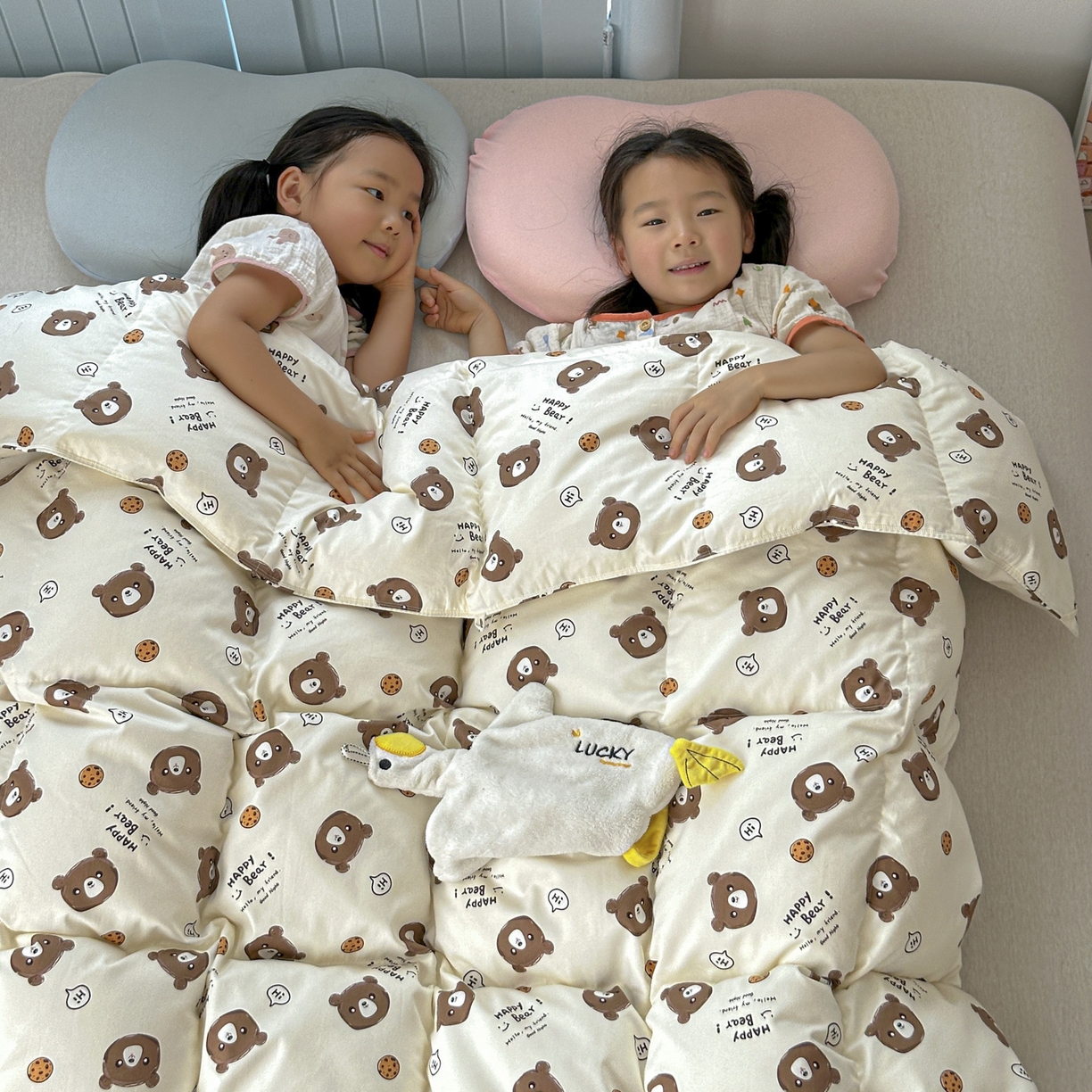 91家纺网 家纺一手货源 找家纺 （总）暖羽屋羽绒馆 2025新款儿童纯棉鹅绒丝被芯60s卡通学生婴幼儿园1.2米羽绒被子1.5米宿舍羽绒冬被