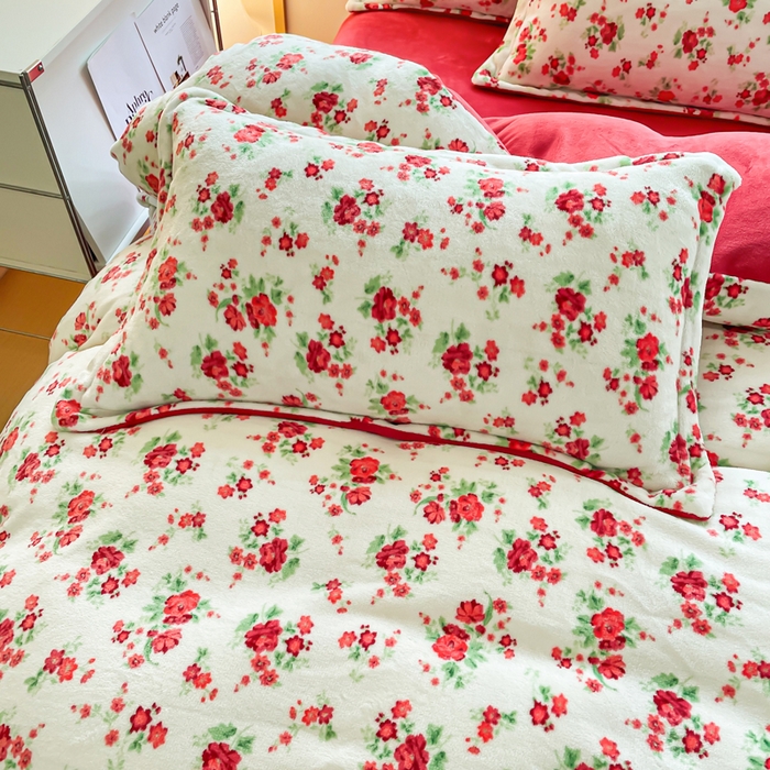 91家纺网 家纺一手货源 找家纺 （总）弗苓家纺 2025新款加厚保暖双面牛奶绒四件套