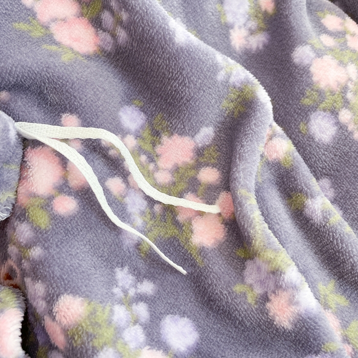 91家纺网 家纺一手货源 找家纺 弗苓家纺 2025新款加厚保暖双面牛奶绒四件套 爱丽丝花园