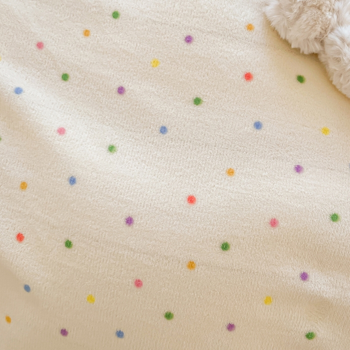 91家纺网 家纺一手货源 找家纺 弗苓家纺 2025新款加厚保暖双面牛奶绒四件套 彩波点