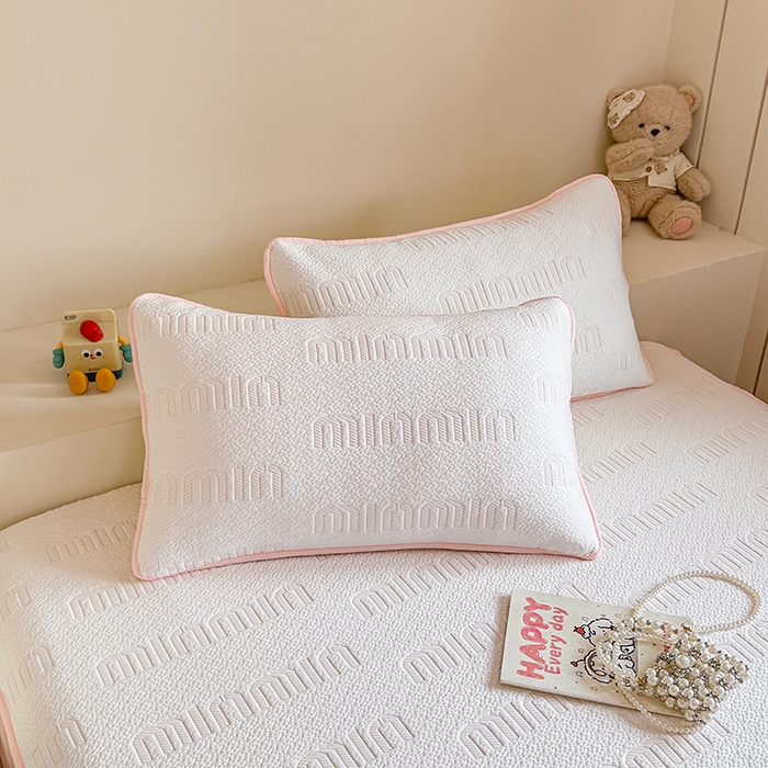 91家纺网 家纺一手货源 找家纺 大元 2025新款空气层夹棉单床笠床笠单件单品床笠-基础款minmin 粉玉minmin