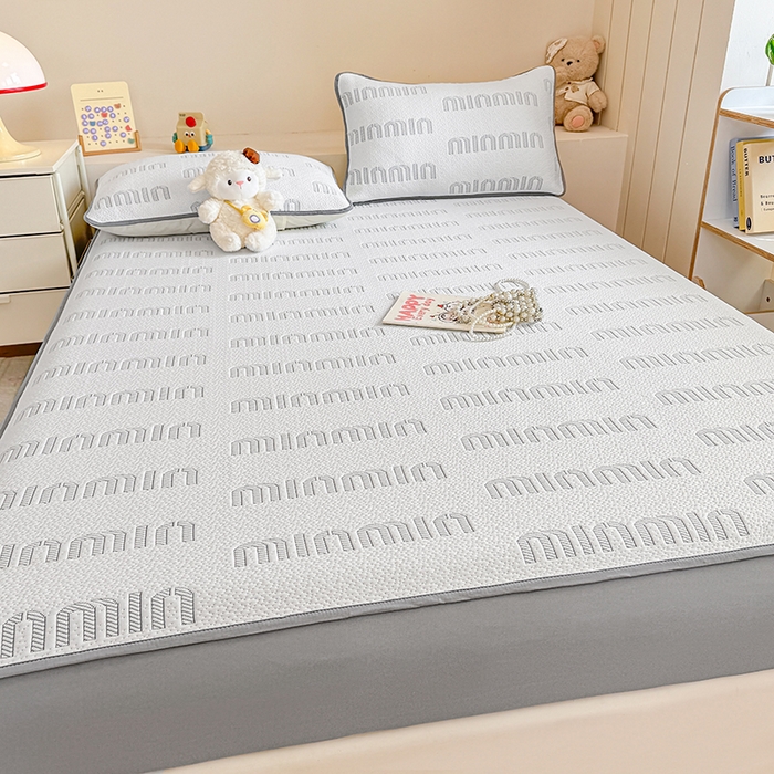 91家纺网 家纺一手货源 找家纺 大元 2025新款空气层夹棉单床笠床笠单件单品床笠-基础款minmin 浅灰minmin