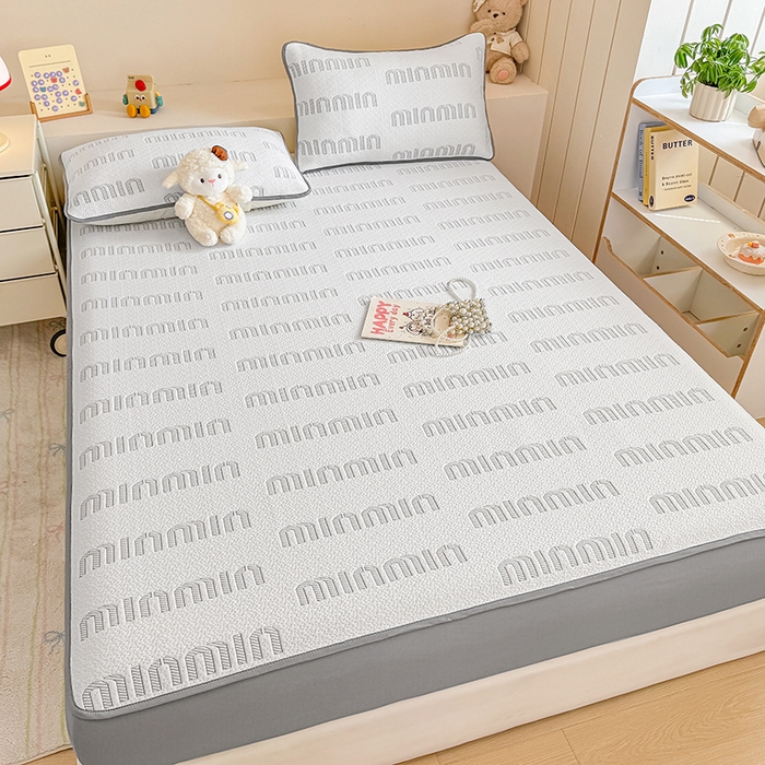 91家纺网 家纺一手货源 找家纺 大元 2025新款空气层夹棉单床笠床笠单件单品床笠-基础款minmin 浅灰minmin