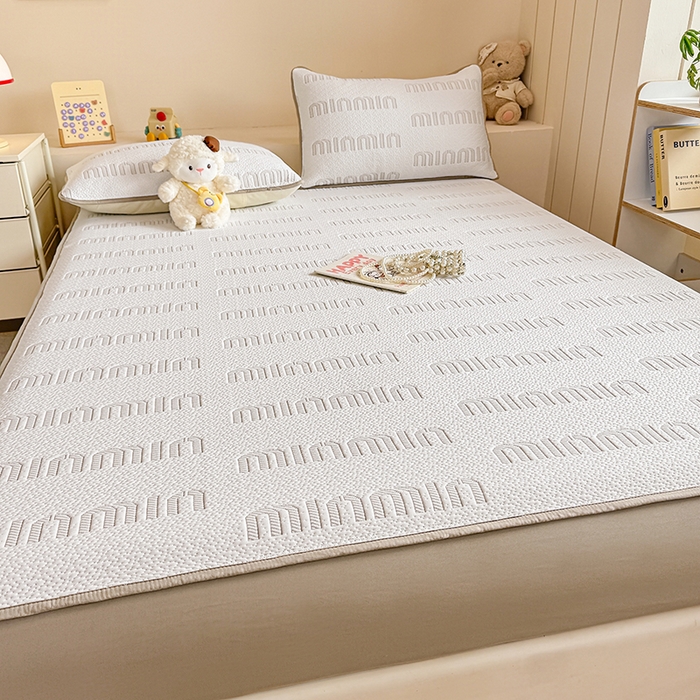 91家纺网 家纺一手货源 找家纺 大元 2025新款空气层夹棉单床笠床笠单件单品床笠-基础款minmin 卡其minmin