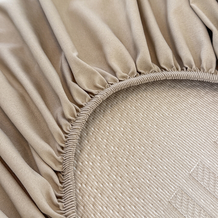 91家纺网 家纺一手货源 找家纺 大元 2025新款空气层夹棉单床笠床笠单件单品床笠-基础款minmin 卡其minmin