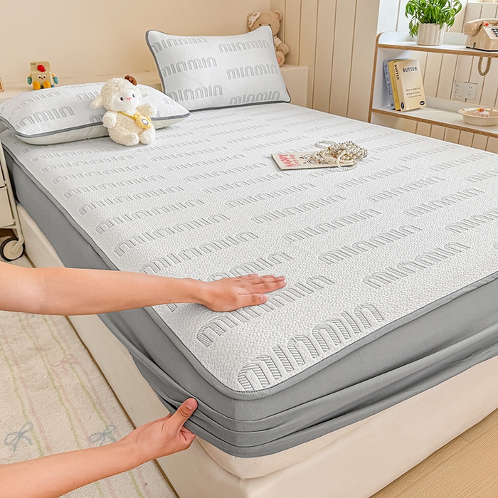 91家纺网 家纺一手货源 找家纺 （总）大元 2025新款空气层夹棉单床笠床笠单件单品床笠-基础款minmin