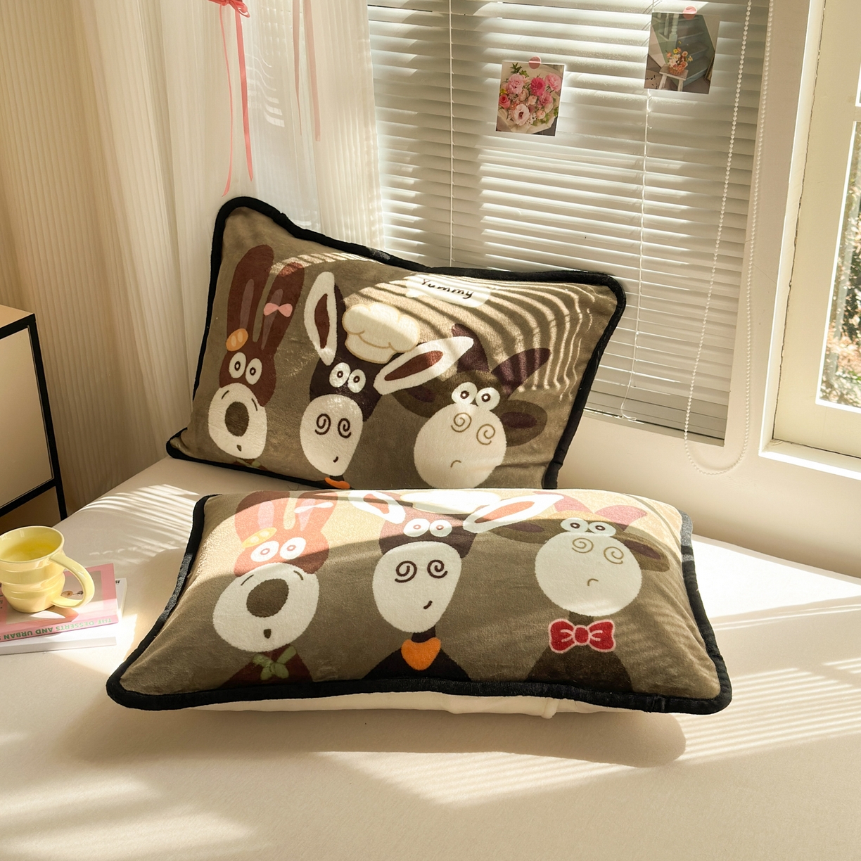 91家纺网 家纺一手货源 找家纺 （总）寐居家纺 2025新款牛奶绒数码大版单床盖