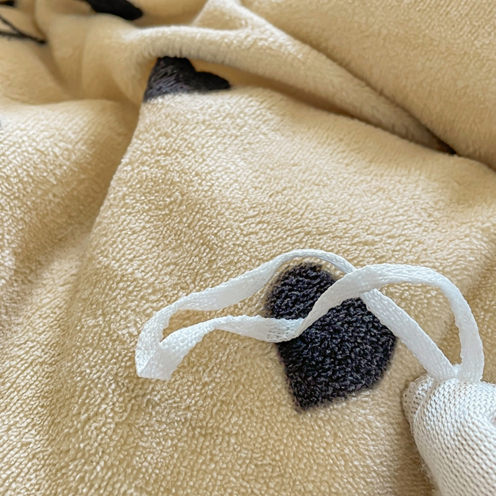 91家纺网 家纺一手货源 找家纺 弗苓家纺 2025新款加厚保暖双面牛奶绒四件套 卡布奇诺