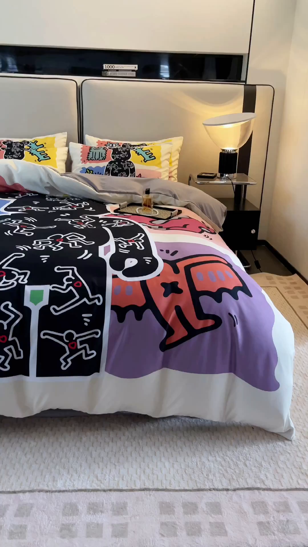 91家纺网 家纺一手货源 找家纺 色鬼布艺高端家居主号 2025新款直播热款网红款四季棉四件套 多巴胺