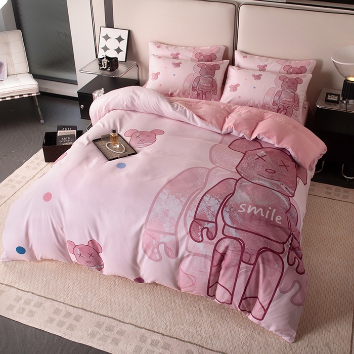 91家纺网 家纺一手货源 找家纺 色鬼布艺高端家居主号 2025新款直播热款网红款四季棉四件套 流沙