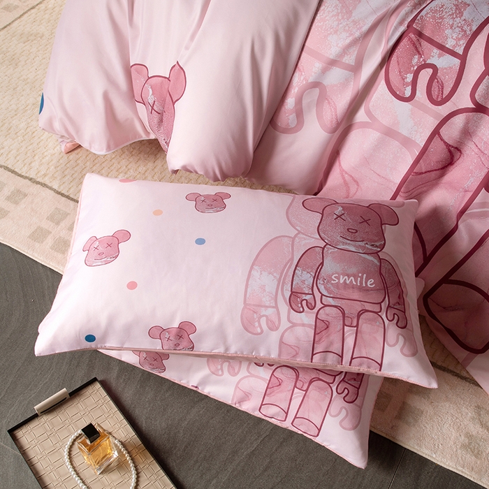 91家纺网 家纺一手货源 找家纺 色鬼布艺高端家居主号 2025新款直播热款网红款四季棉四件套 流沙