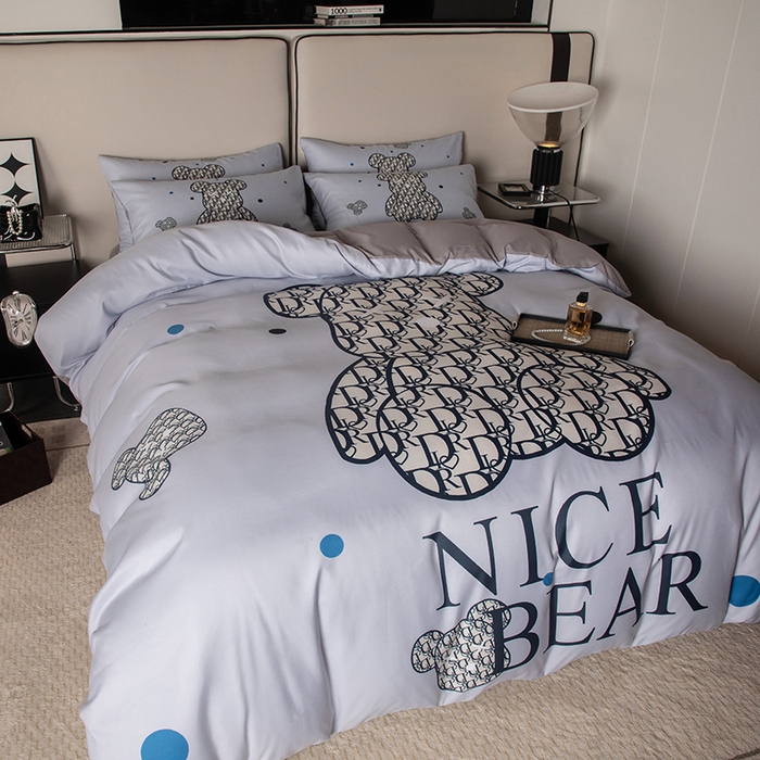 91家纺网 家纺一手货源 找家纺 色鬼布艺高端家居主号 2025新款直播热款网红款四季棉四件套 萌迪