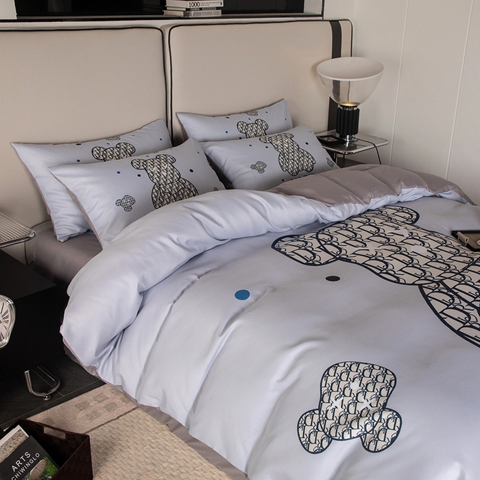 91家纺网 家纺一手货源 找家纺 色鬼布艺高端家居主号 2025新款直播热款网红款四季棉四件套 萌迪