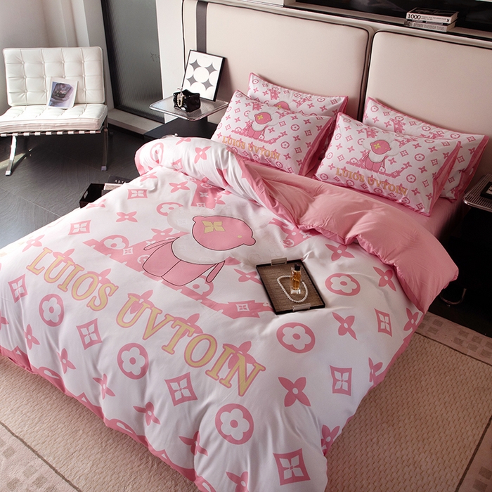 91家纺网 家纺一手货源 找家纺 色鬼布艺高端家居主号 2025新款直播热款网红款四季棉四件套 太阳花粉