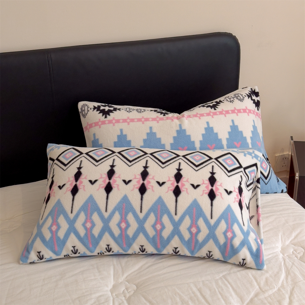 91家纺网 家纺一手货源 找家纺 慕木家纺 2025新款高克重印花仿羊绒双层毛毯毛毯毯子（可供跨境提供买家秀） 丝路花影