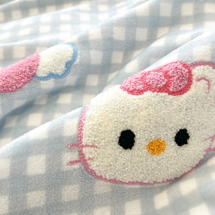 91家纺网 家纺一手货源 找家纺 寐居家纺 2025新款纯色毛巾绣牛奶绒四件套 甜心格韵