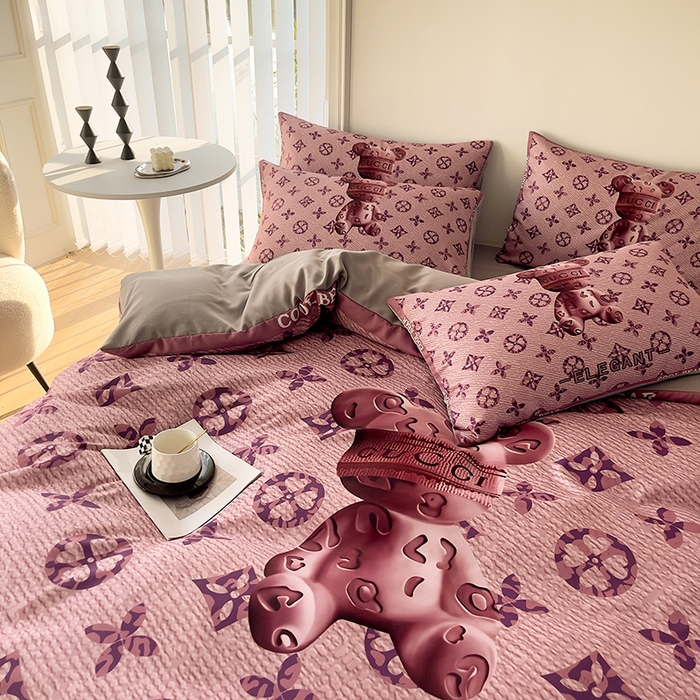 91家纺网 家纺一手货源 找家纺 （总）色鬼布艺高端家居主号 2025秋冬新款网红款水洗棉四季款四件套