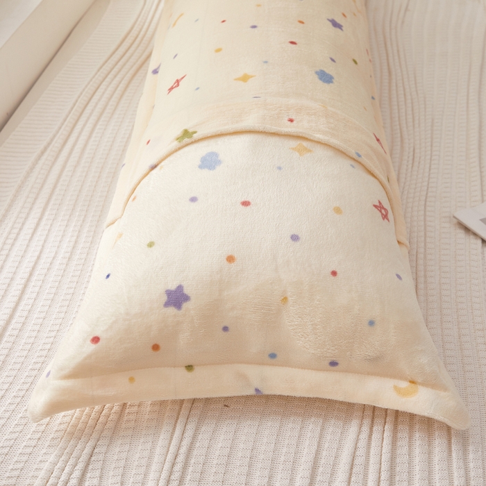 91家纺网 家纺一手货源 找家纺 （总）翎盈家纺 2025新款冬季小清新牛奶绒双人枕套