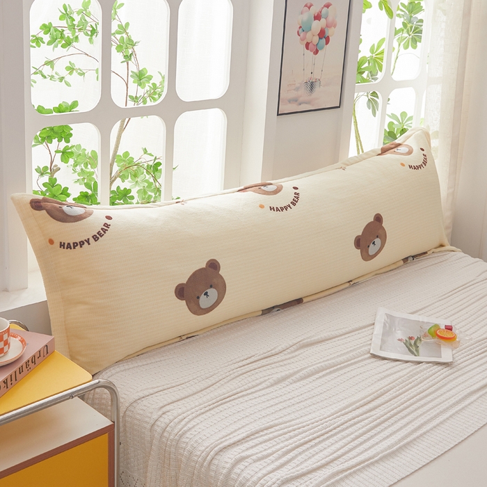 91家纺网 家纺一手货源 找家纺 （总）翎盈家纺 2025新款冬季小清新牛奶绒双人枕套