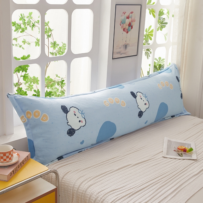 91家纺网 家纺一手货源 找家纺 （总）翎盈家纺 2025新款冬季小清新牛奶绒双人枕套