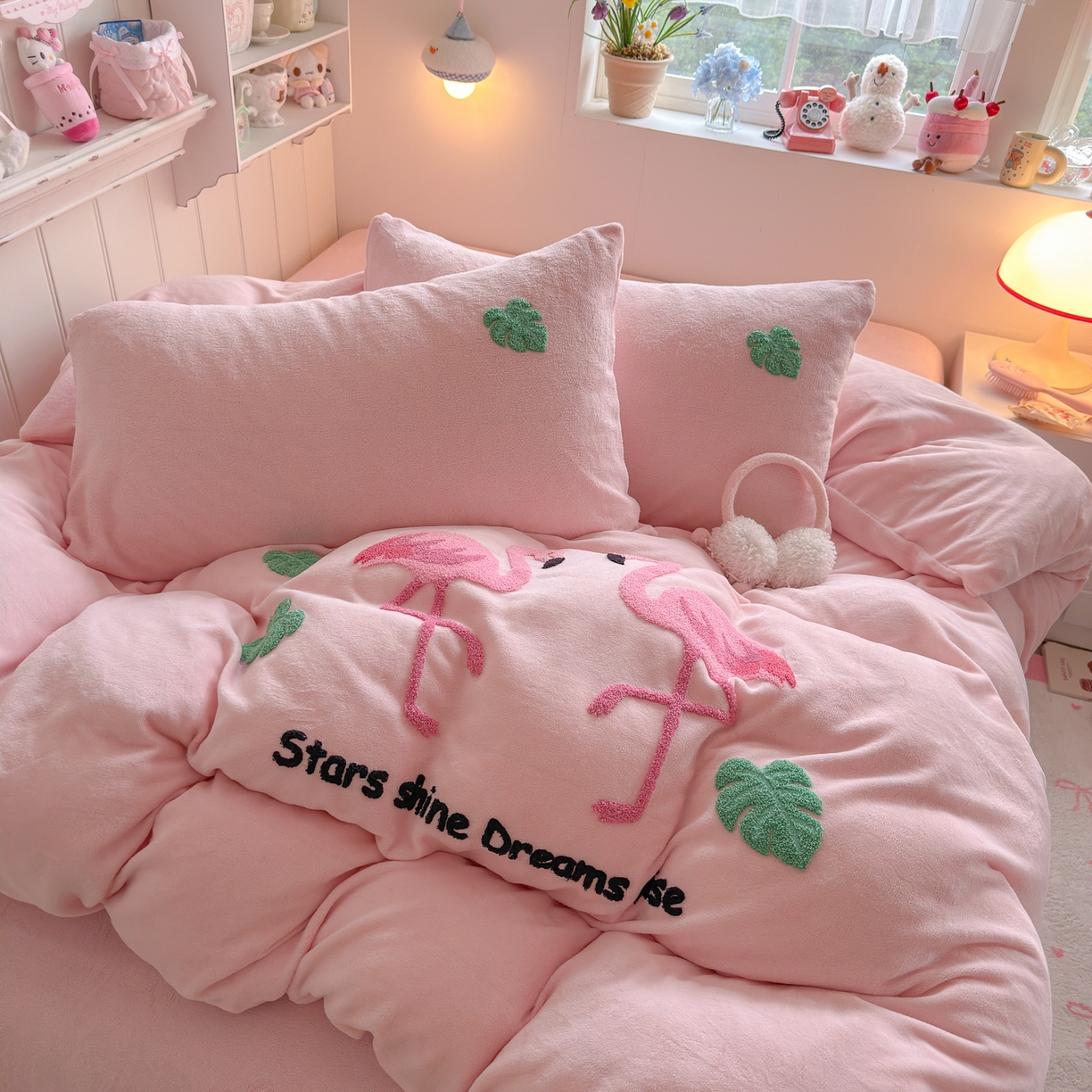 91家纺网 家纺一手货源 找家纺 （总）优卡迪家纺馆 2025新款牛奶绒毛巾绣四件套 下载文件包含买家秀