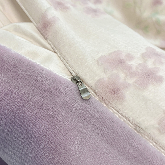 91家纺网 家纺一手货源 找家纺 寐居家纺 2025新款3D烂花牛奶绒四件套 花想容-米白