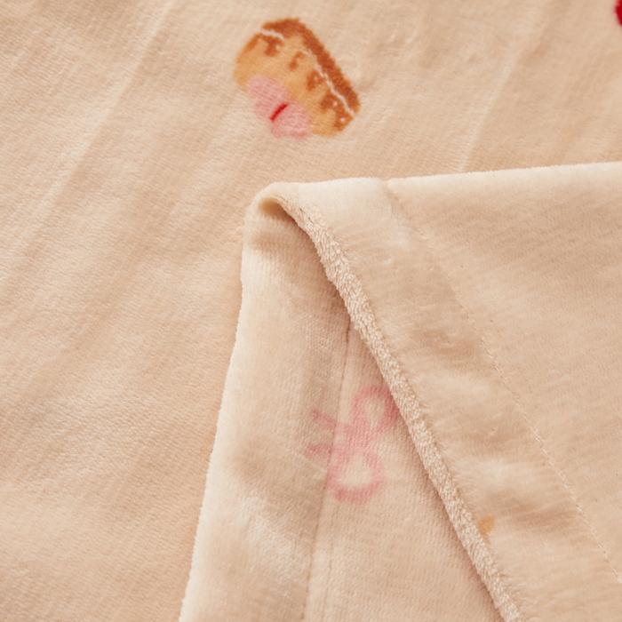 91家纺网 家纺一手货源 找家纺 翎盈家纺 2025新款冬季小清新牛奶绒双人枕套 黄油小熊