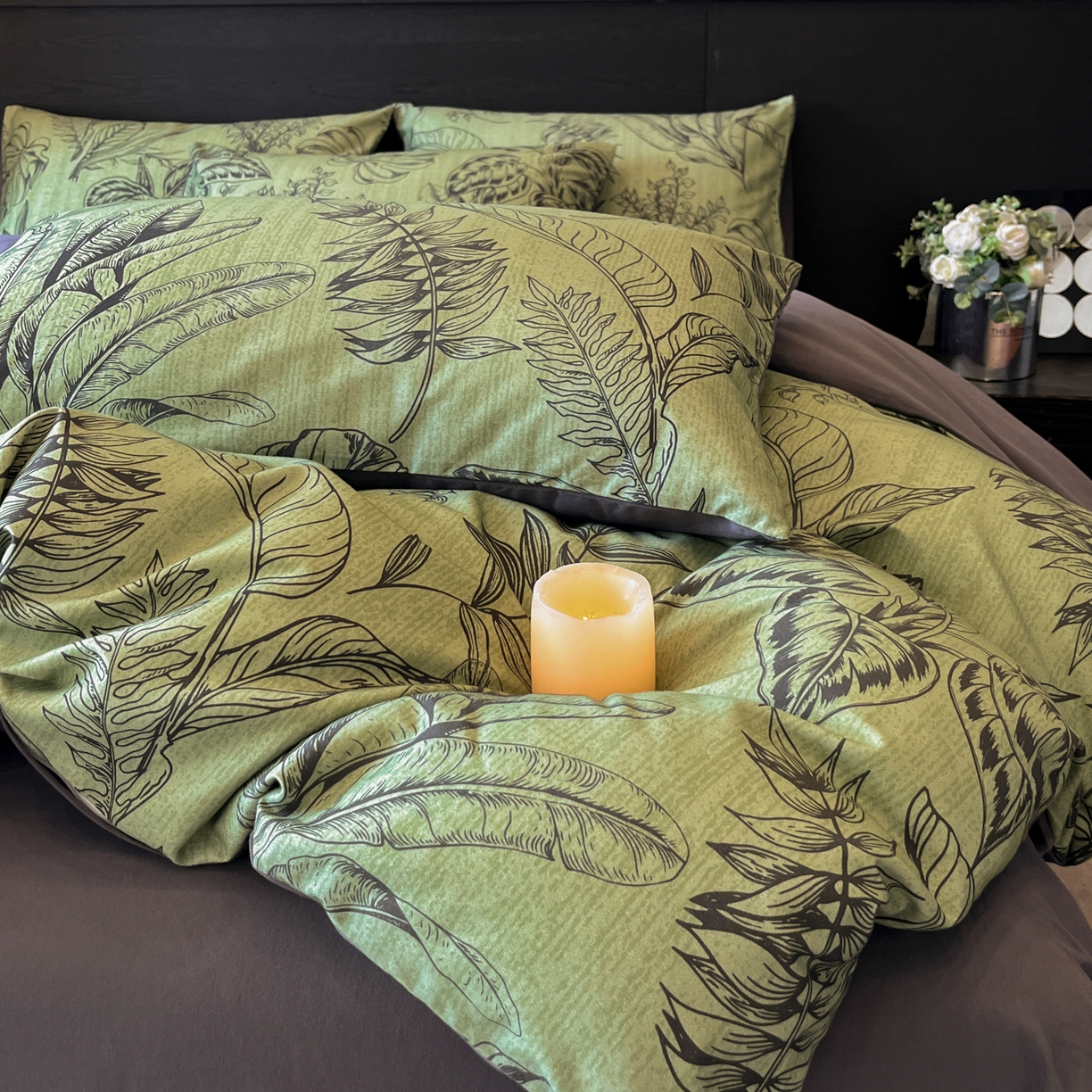 91家纺网 家纺一手货源 找家纺 （总）卧趣家纺 2025秋冬新品法式复古全棉A类磨毛四件套