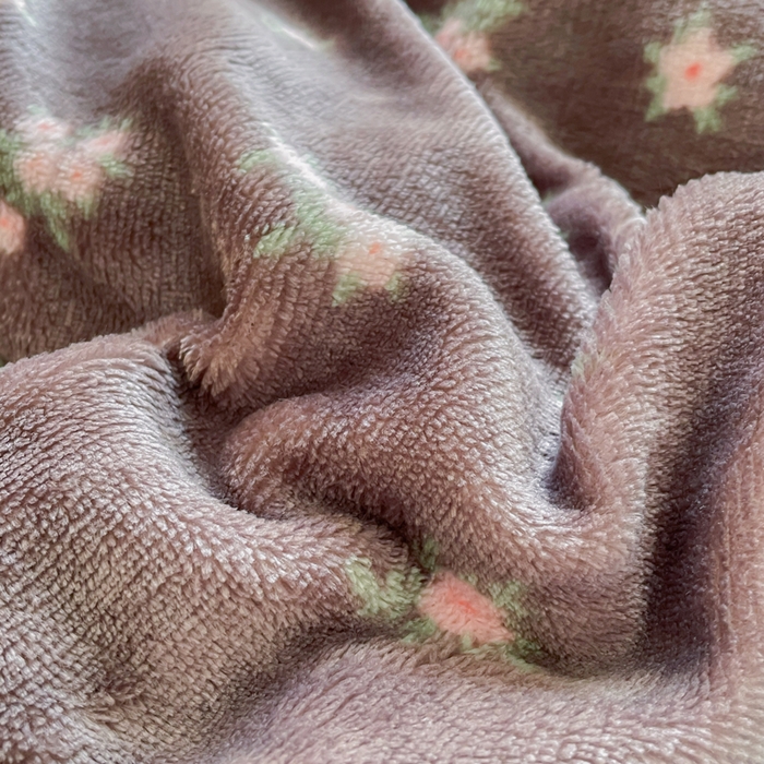 91家纺网 家纺一手货源 找家纺 弗苓家纺 2025新款加厚保暖双面牛奶绒四件套 香草紫花