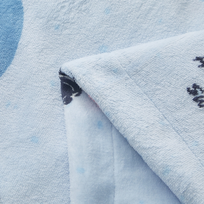 91家纺网 家纺一手货源 找家纺 翎盈家纺 2025新款冬季小清新牛奶绒双人枕套 帕恰狗蓝