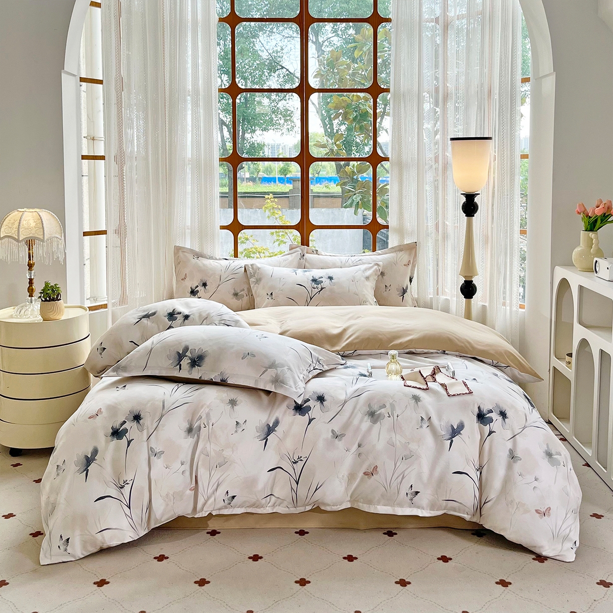 91家纺网 家纺一手货源 找家纺 （总）佳宇轩 2025新款活性数码印花单人三件套双人四件套