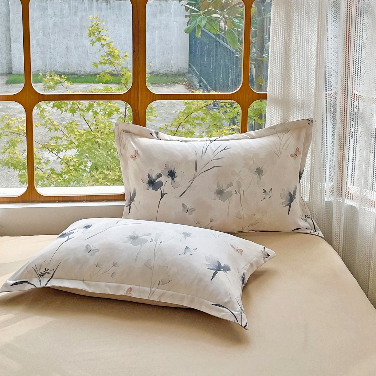 91家纺网 家纺一手货源 找家纺 佳宇轩 2025新款活性数码印花单人三件套双人四件套 暗香