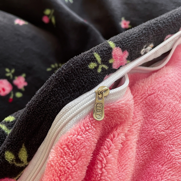 91家纺网 家纺一手货源 找家纺 典曼家纺 2025新款加厚保暖双面牛奶绒四件套 乌梅子酱