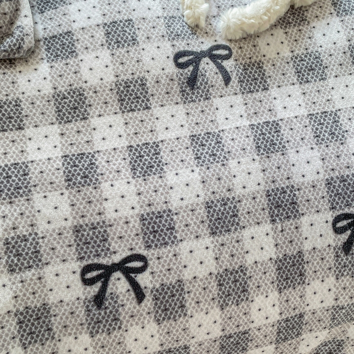 91家纺网 家纺一手货源 找家纺 典曼家纺 2025新款加厚保暖双面牛奶绒四件套 方糖蝴蝶结