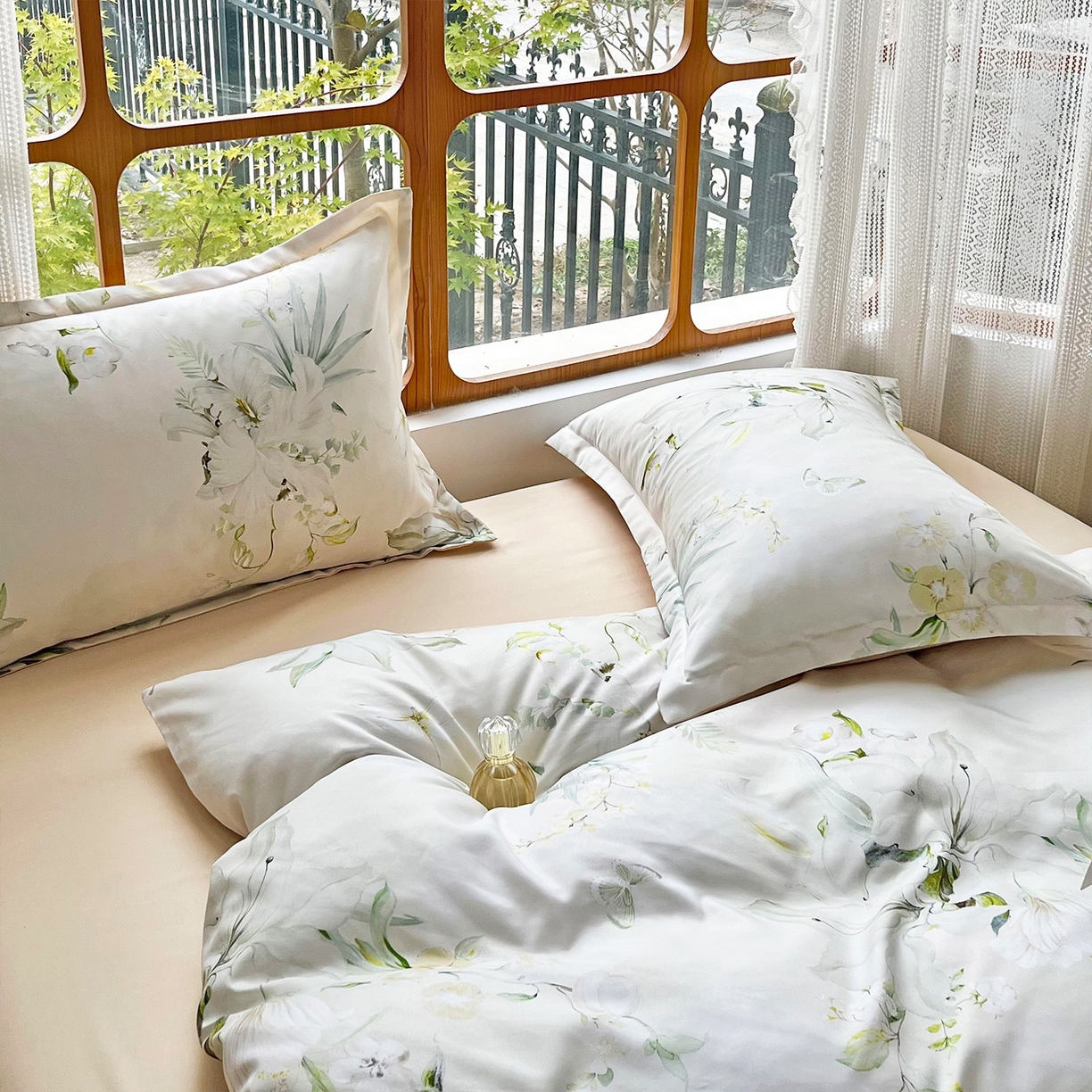 91家纺网 家纺一手货源 找家纺 佳宇轩 2025新款活性数码印花单人三件套双人四件套 婀娜多姿