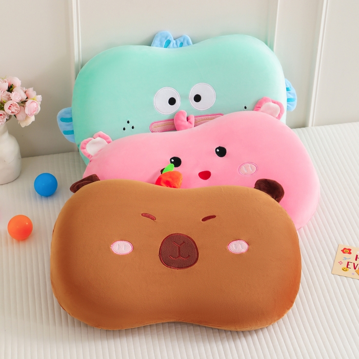 （总）大熊枕芯 2025新款卡通猫肚记忆枕头枕芯