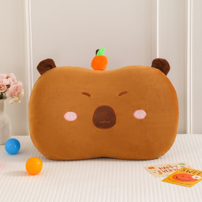 大熊枕芯 2025新款卡通猫肚记忆枕头枕芯 猫肚记忆枕-卡皮巴拉