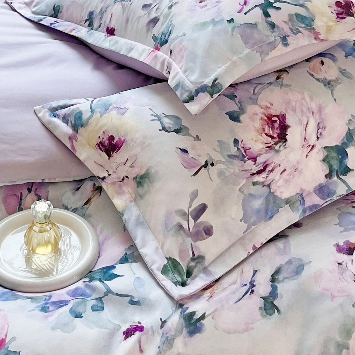 91家纺网 家纺一手货源 找家纺 佳宇轩 2025新款活性数码印花单人三件套双人四件套 花团锦簇