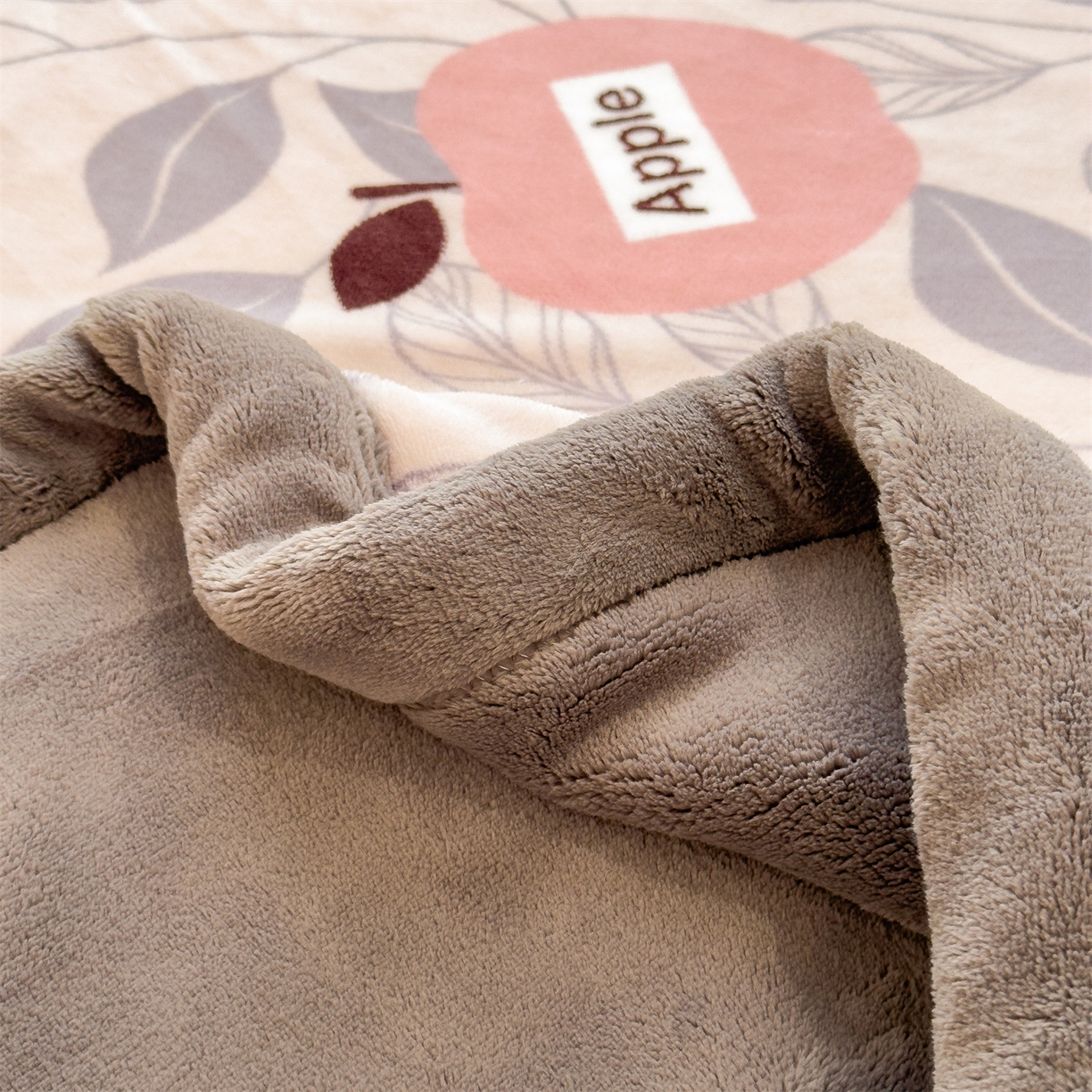 91家纺网 家纺一手货源 找家纺 慕木家纺 2025新款高克重印花牛奶绒云锦绒双层毛毯毛毯毯子（可供跨境提供买家秀） 双层毛毯-伦伯特+灰