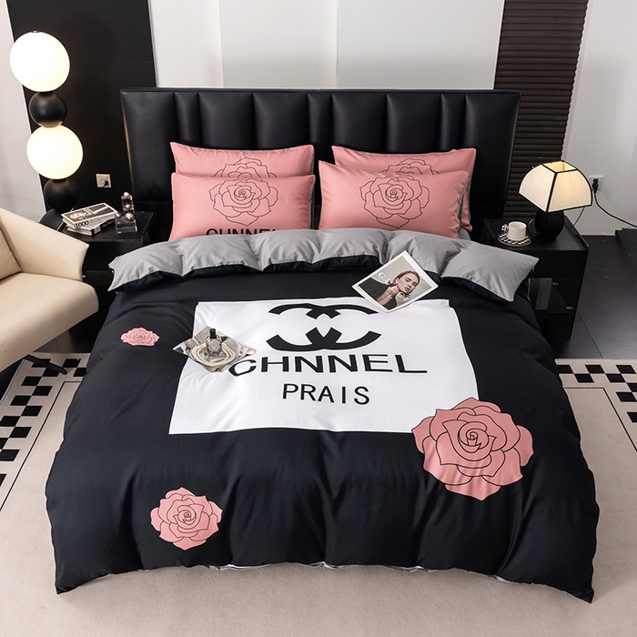 91家纺网 家纺一手货源 找家纺 （总）色鬼布艺高端家居主号 2025新款轻奢亲肤纯棉数码印花网红热款四件套