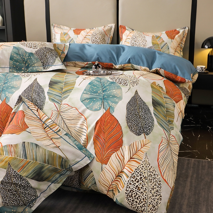 91家纺网 家纺一手货源 找家纺 （总）晶缦家纺 2025新款100%棉纯棉13376喷气全棉磨毛数码印花四件套