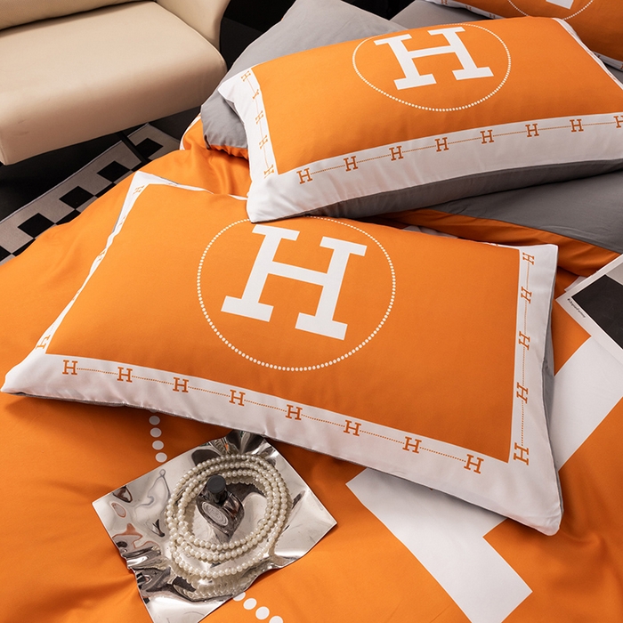 91家纺网 家纺一手货源 找家纺 色鬼布艺高端家居主号 2025新款轻奢亲肤纯棉数码印花网红热款四件套 大H