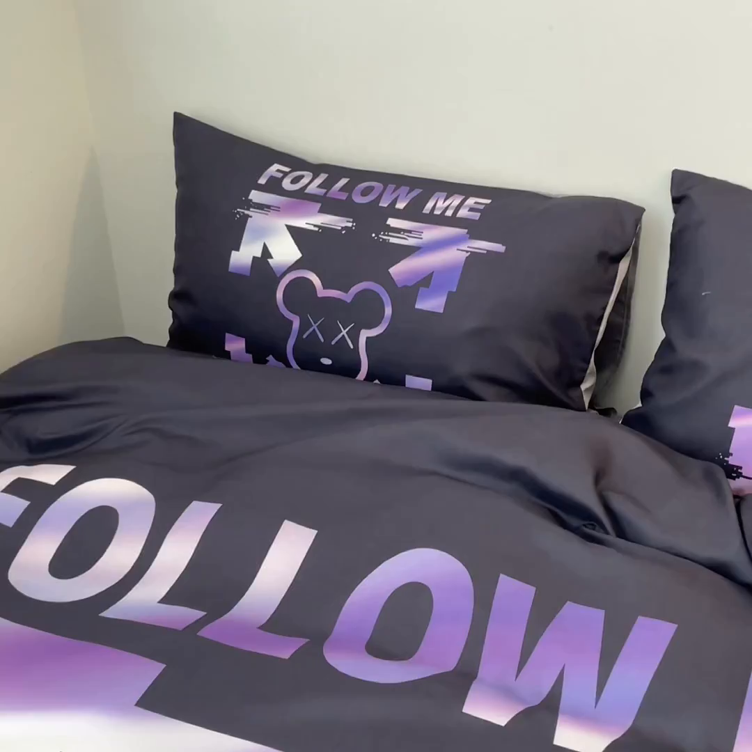 91家纺网 家纺一手货源 找家纺 （总）色鬼布艺高端家居主号 2025新款现代简约网红款四季棉四件套