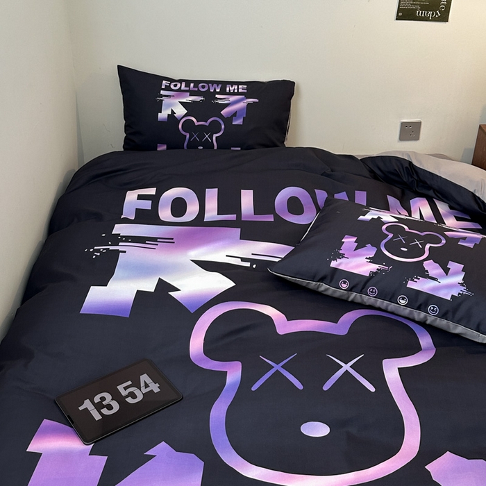 91家纺网 家纺一手货源 找家纺 （总）色鬼布艺高端家居主号 2025新款现代简约网红款四季棉四件套