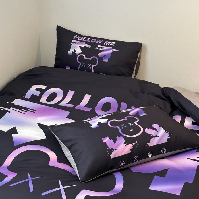 91家纺网 家纺一手货源 找家纺 （总）色鬼布艺高端家居主号 2025新款现代简约网红款四季棉四件套