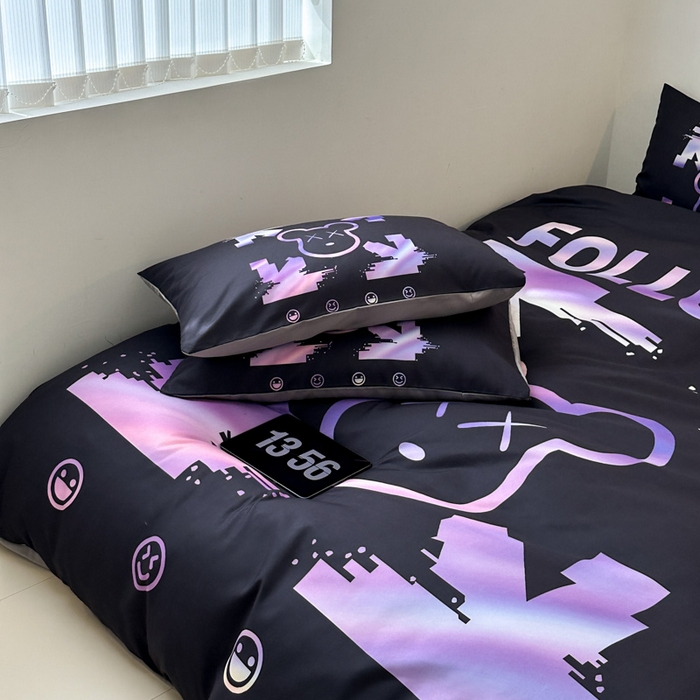 91家纺网 家纺一手货源 找家纺 （总）色鬼布艺高端家居主号 2025新款现代简约网红款四季棉四件套