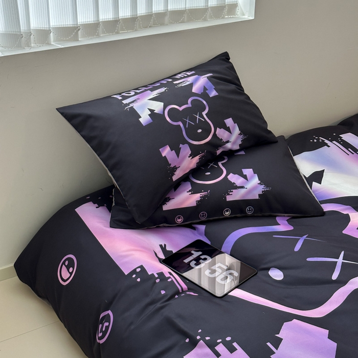 91家纺网 家纺一手货源 找家纺 （总）色鬼布艺高端家居主号 2025新款现代简约网红款四季棉四件套