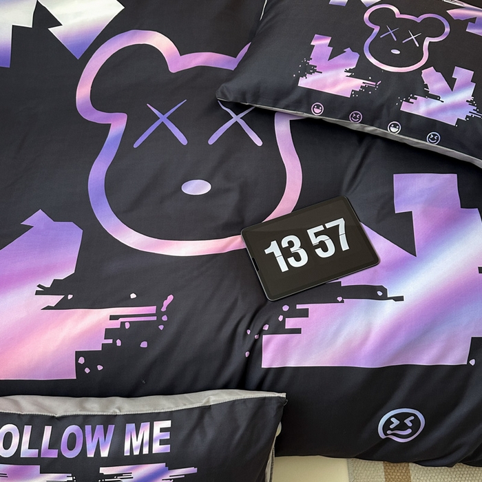 91家纺网 家纺一手货源 找家纺 （总）色鬼布艺高端家居主号 2025新款现代简约网红款四季棉四件套