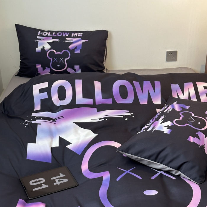 91家纺网 家纺一手货源 找家纺 （总）色鬼布艺高端家居主号 2025新款现代简约网红款四季棉四件套