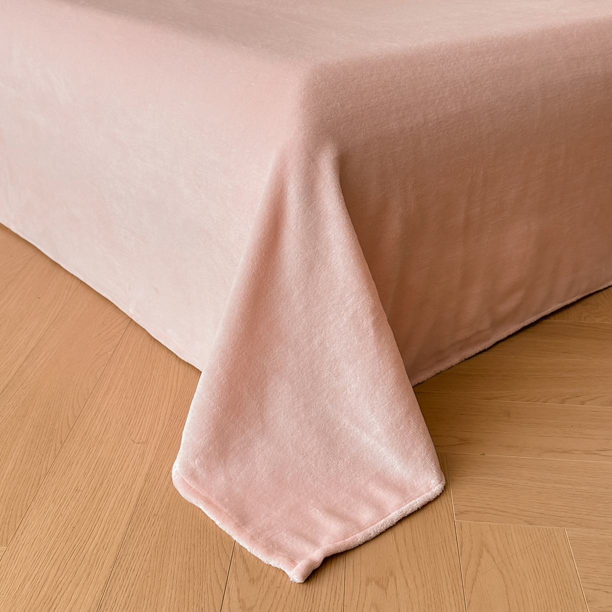 91家纺网 家纺一手货源 找家纺 （总）花满路 2025新款亲肤舒适绒四件套-山茶花系列